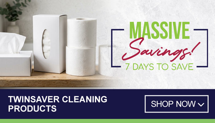 7 Days Massive Savings on Twinsaver Cleaning Products - visit MyBidfood to shop now