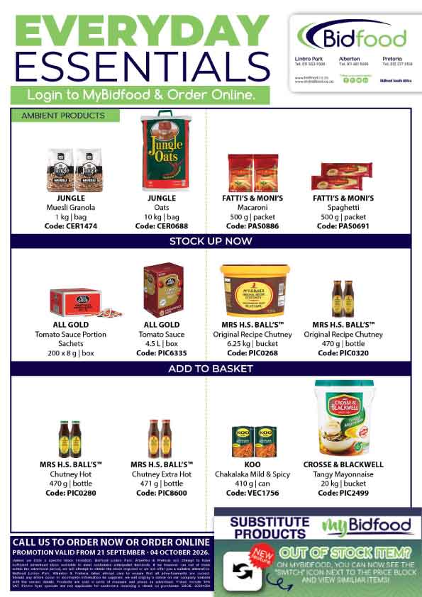 Great Deals on Promotion From 21 September - 04 October 2026 - Viewing Online Has Never Been Easier