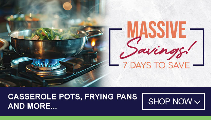 7 Days Massive Savings on Casserole Pots, Frying Pans and more - visit MyBidfood to shop now