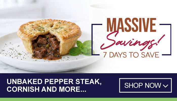 7 Days Massive Savings on Unbaked Pies!- visit MyBidfood to shop now