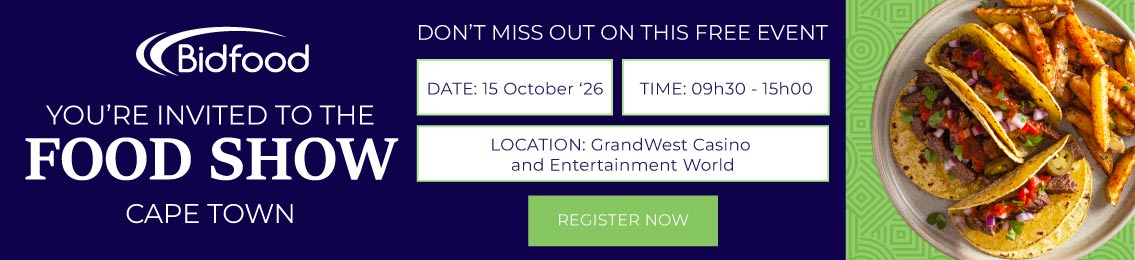 Bidfood - You're invited to the Food Show - Cape Town - Register Now
