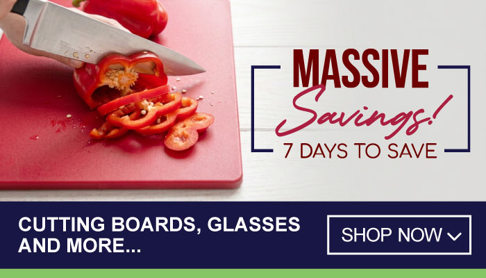 7 Days Breakfast Specials on Cutting Boards, Glasses and more - visit MyBidfood to shop now