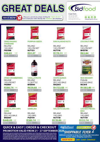Great Deals on Promotion During 21 - 27 September 2026 - Viewing Online Has Never Been Easier