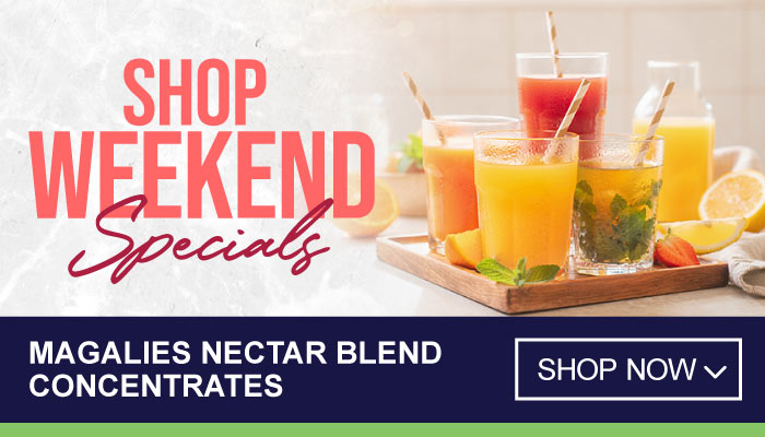 Weekend Specials on Magalies Nectar Blend Concentrates - visit MyBidfood to shop now