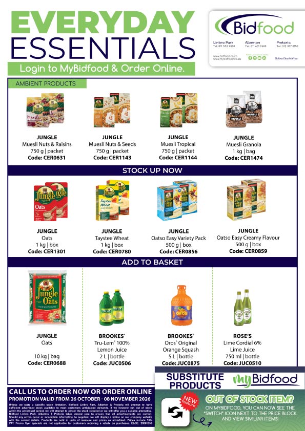 Great Deals on Promotion From 26 October - 08 November 2026 - Viewing Online Has Never Been Easier