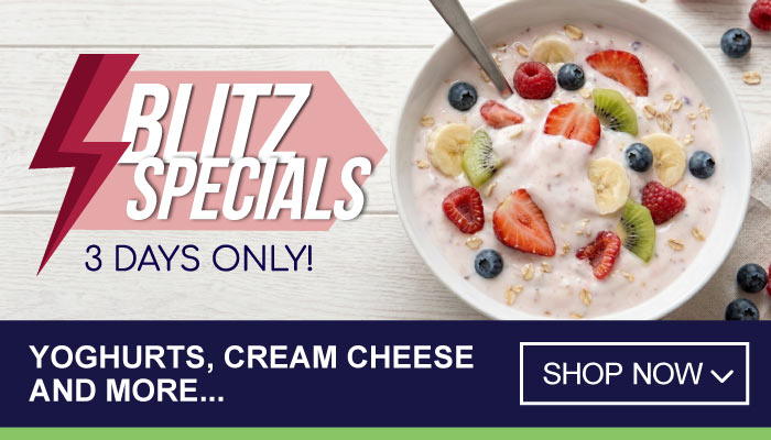 3 Days Specials on Yoghurts, Cream Cheese and more- visit MyBidfood to shop now