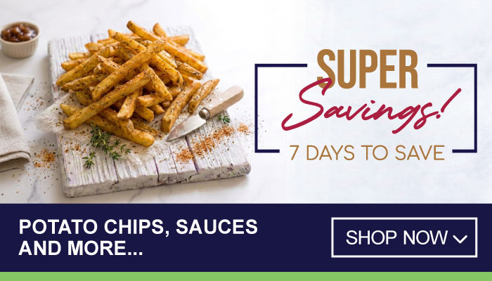 7 Days Super Savings on Potato Chips, Sauces and more - visit MyBidfood to shop now