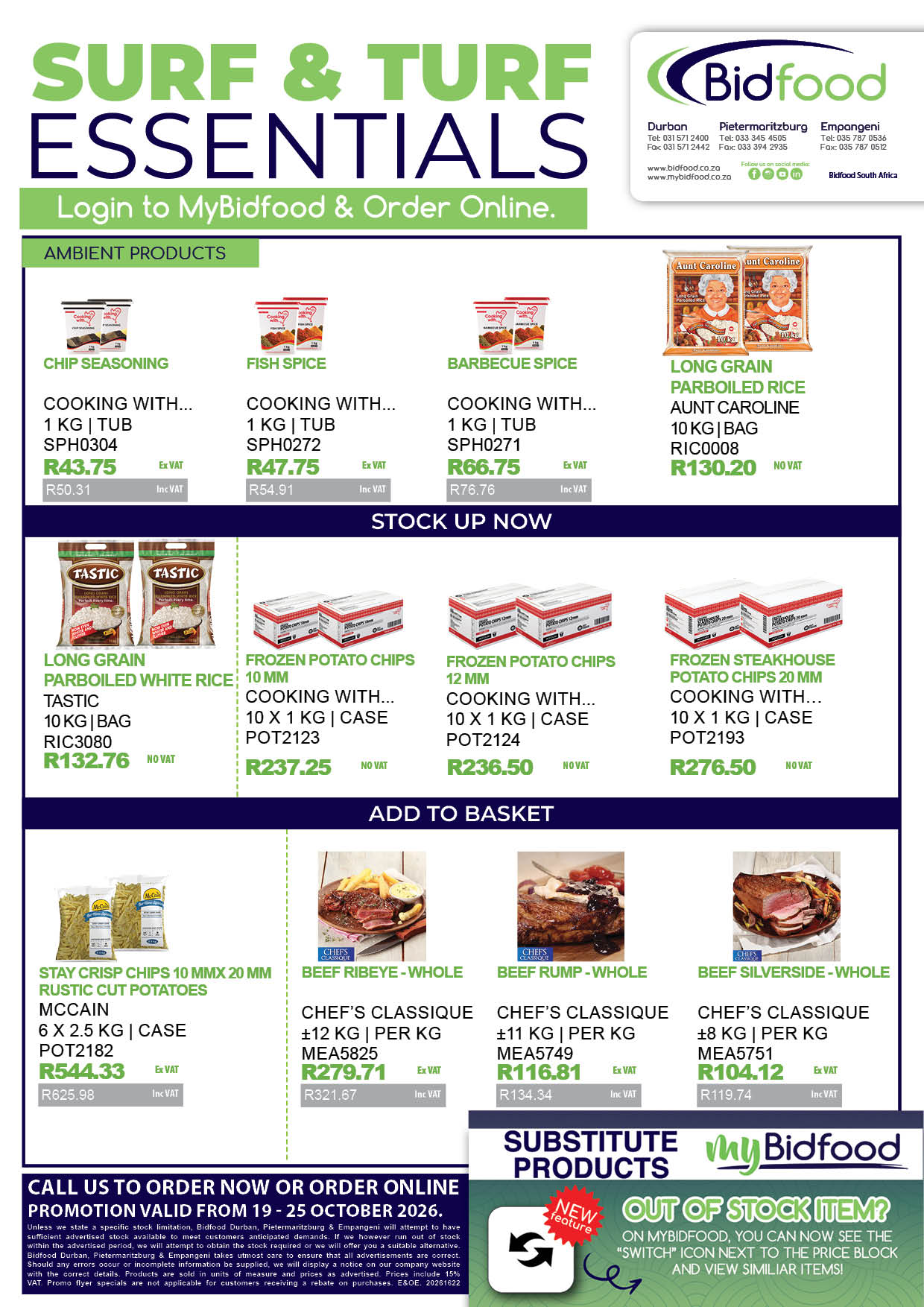 Great Deals on Promotion From 19 - 25 October 2026 - Viewing Online Has Never Been Easier