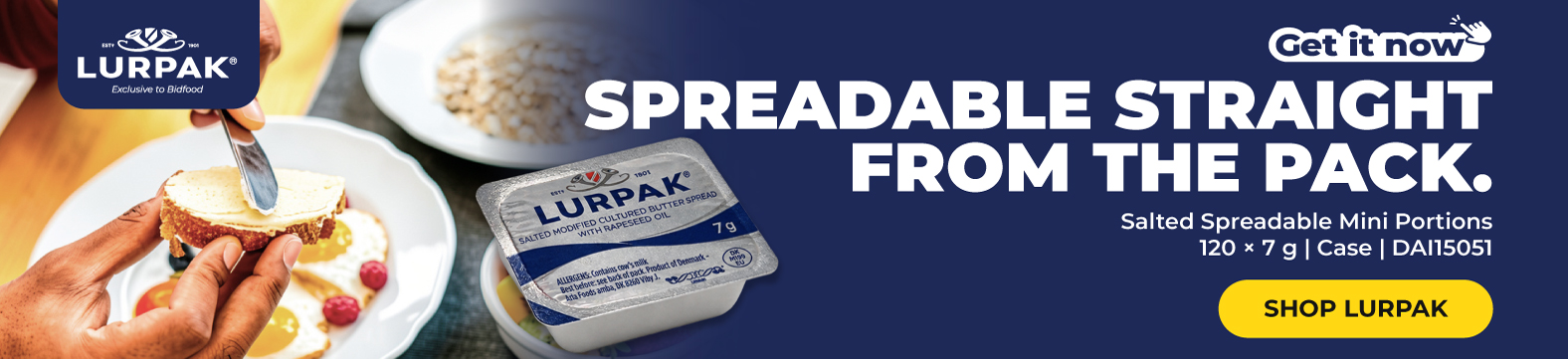 lurpak - Spreadable Straight From The Pack - Shop Lurpak - Shop Now!