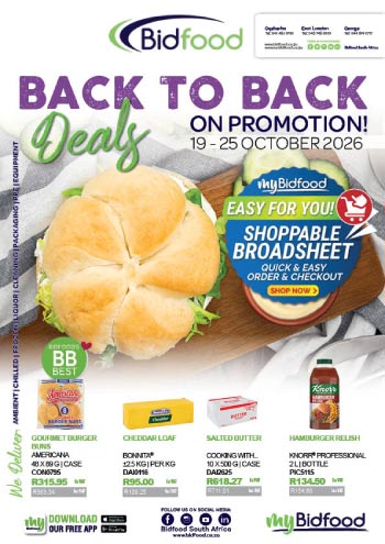 Back to Back on Promotion From 19 - 25 October 2026 - Quick and Easy Online Ordering and Checkout