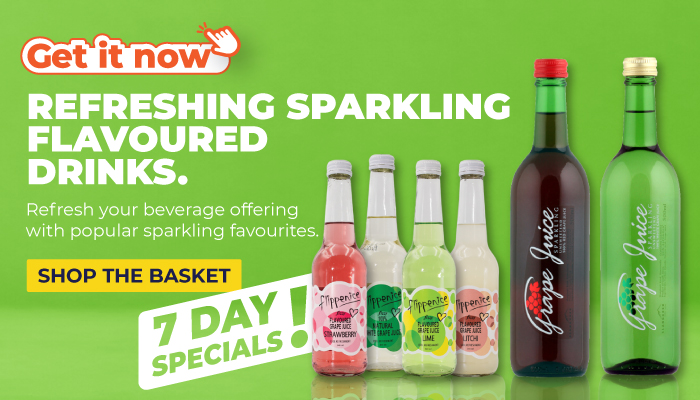 7 Days Massive Savings on Refreshing Sparkling Flavoured Drinks- visit MyBidfood to shop now