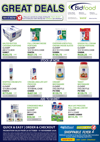 Great Deals on Promotion From 26 October - 01 November 2026 - Viewing Online Has Never Been Easier