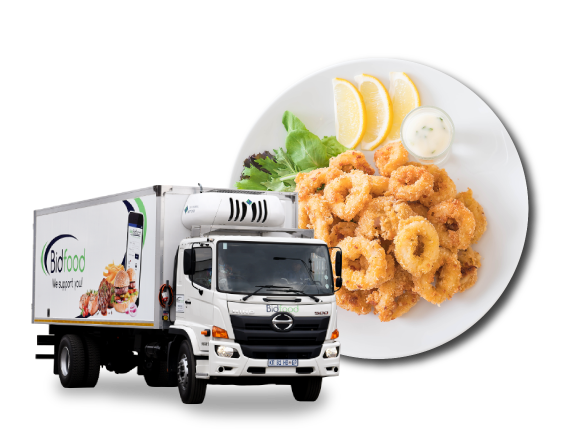 Bidfood SA Truck and Calamary