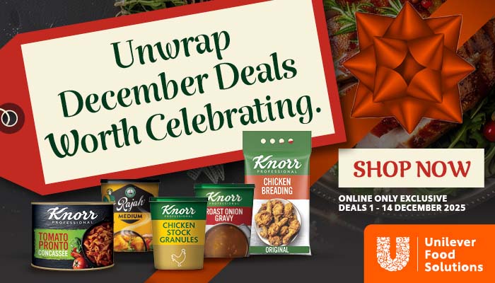 Unwrap December Deals Worth Celebrating with Unilever Food Solutions
