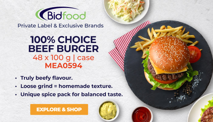 100% Pure Beef Burger - Truly Beefy Flavour, Loose grind = homemade texture, unique spice pack for balanced taste