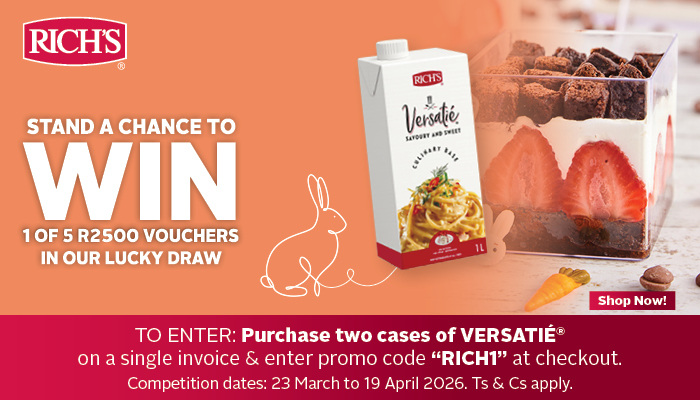 Stand a chance to win 1 of 5 R2500 vouchers in our lucky draw
