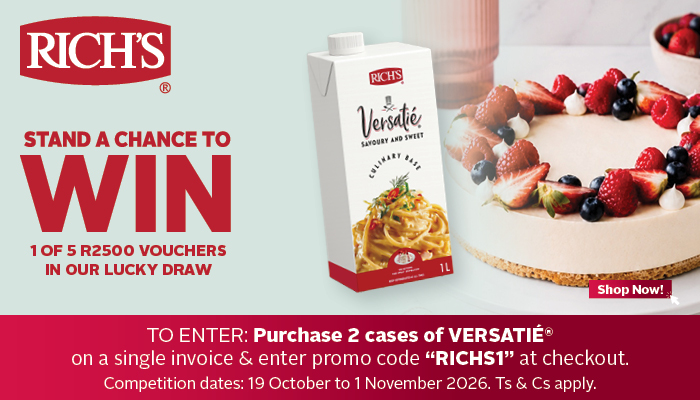Rich's - Stand a Chance to WIn 1 of 5 R2500 Vouchers in Our Lucky Draw - Shop Now!