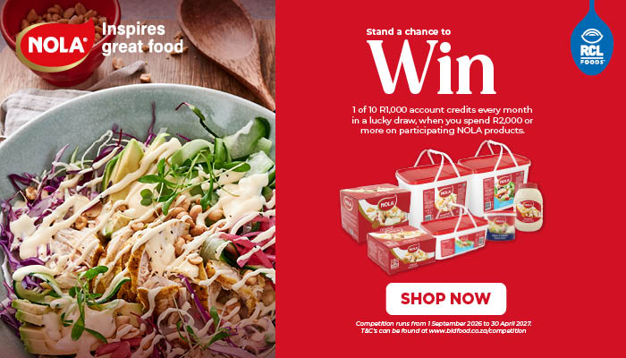 Exclusive to Bidfood - Stand a Chance to Win 1 of R1000 Account Credits - Shop Now