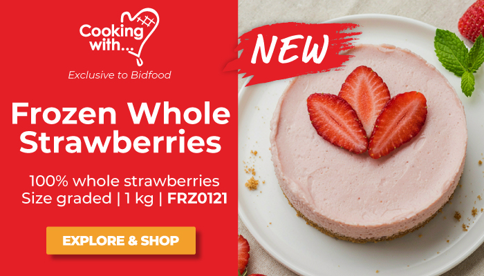 Exclusive to Bidfood - Frozen Whole Strawberries - Shop Now!