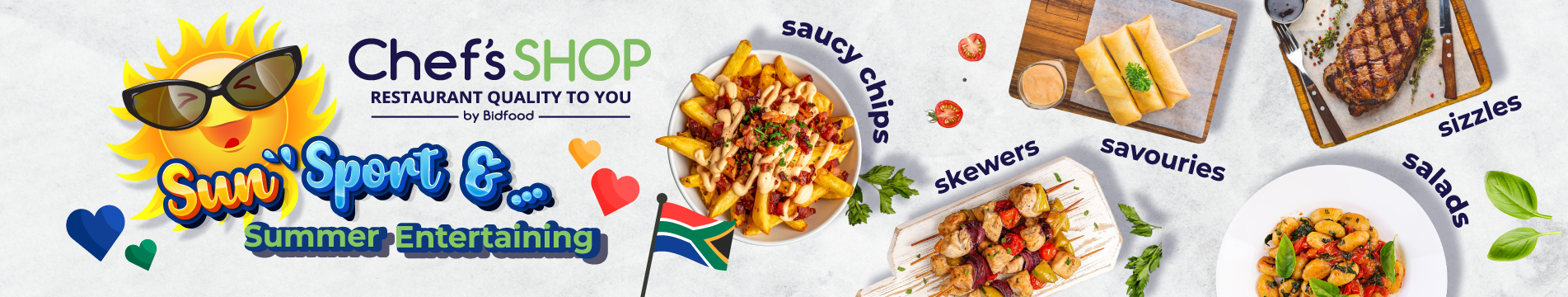 Sun Sport and Summer Enterntaining with Chef's Shop - Visit us in Store