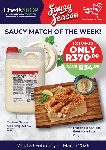 Saucy Match of the Week - Combo - Only R370 - Save R34