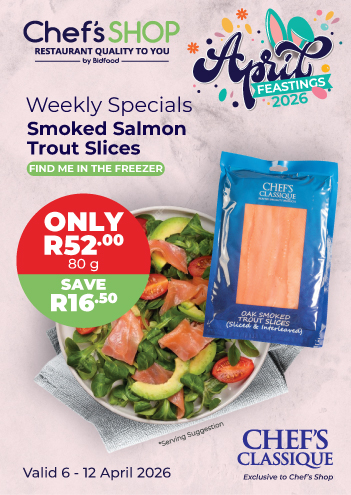 Smoked Salmon Trout Slices - Only R52.00 - 80g - Save R16.50 - Valid 6 - 12 April 2026